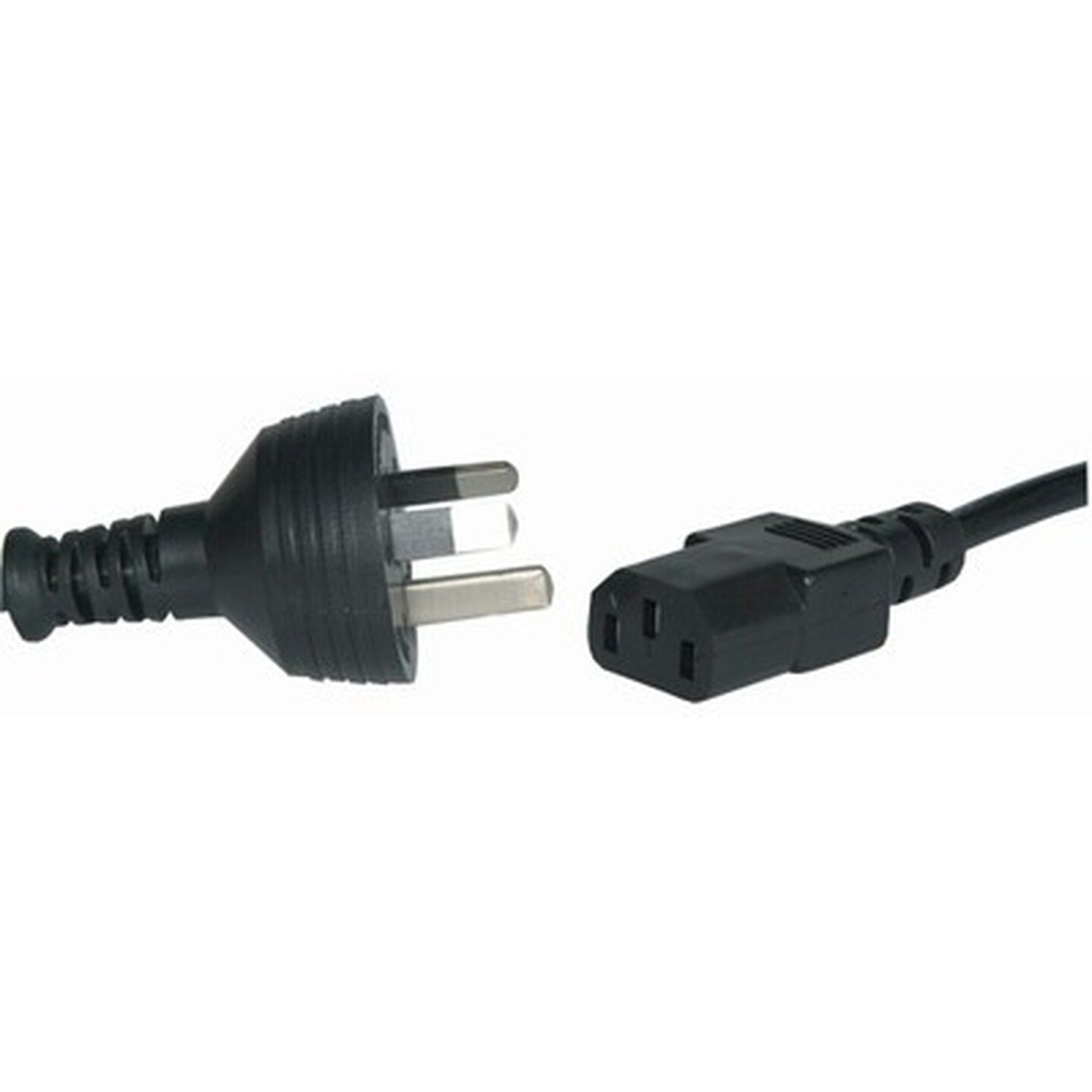 3pin Mains Plug to IEC C13 Female - 1.8m