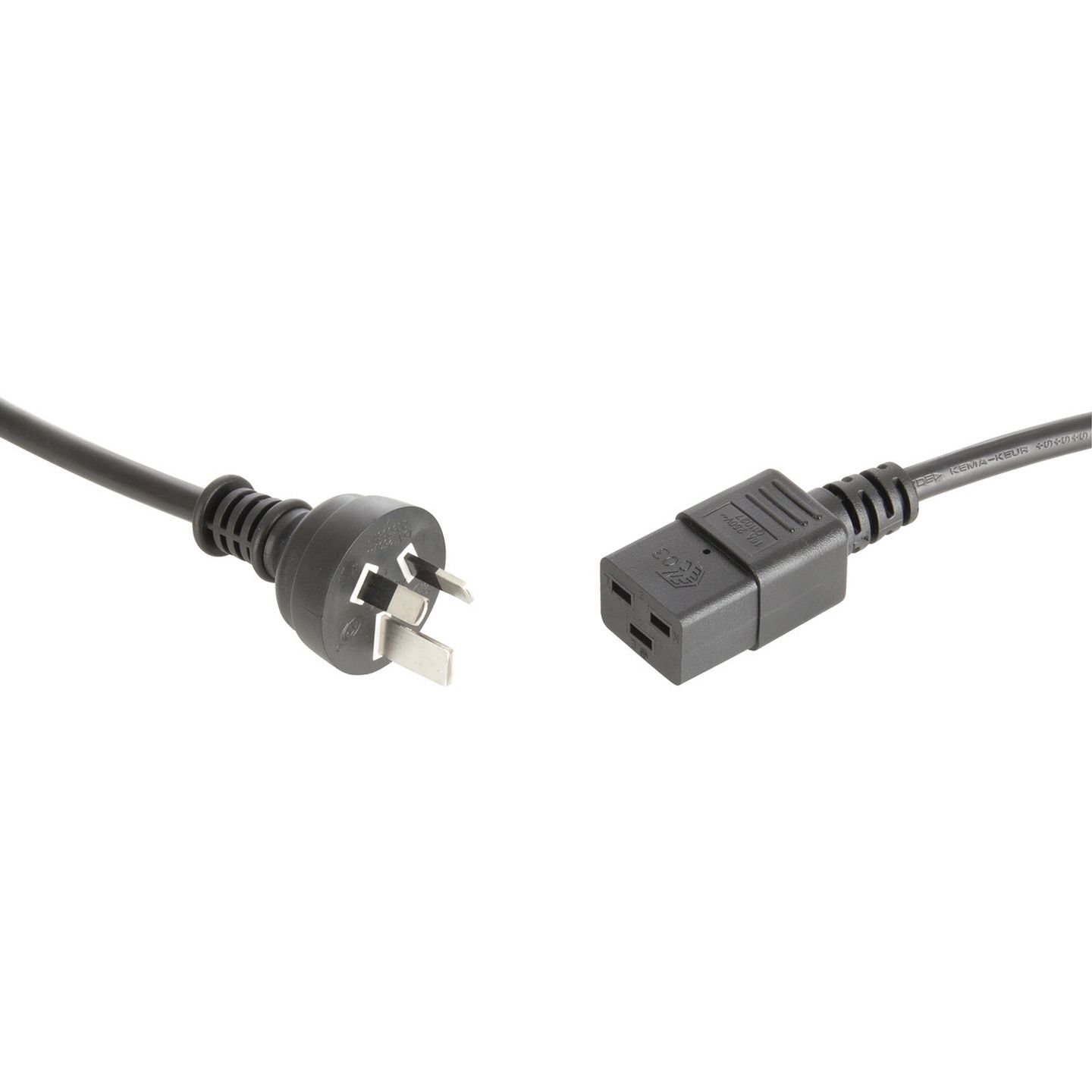 15A IEC C19 Mains Power Cable - 1.8m