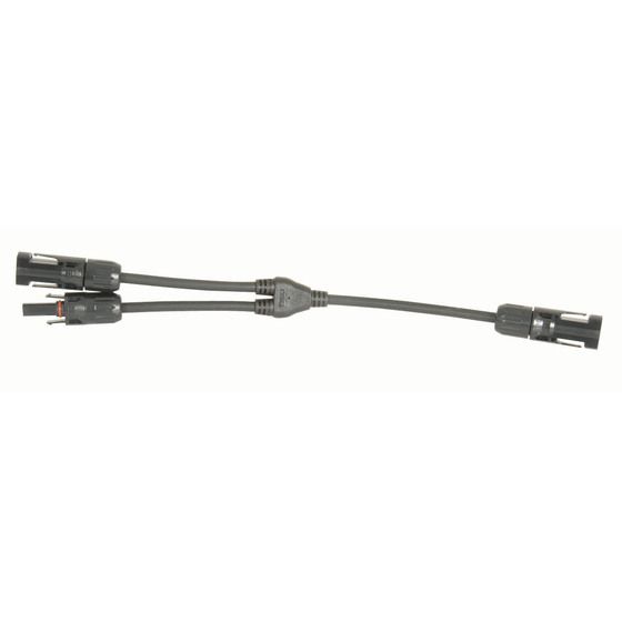 SOLAR PANEL Y-CABLE 2 SOCKET TO 1 PLUG 300MM
