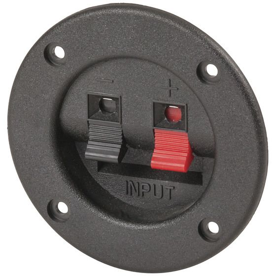 LARGE ROUND PUSH CONNECTOR SPEAKER TERMINAL