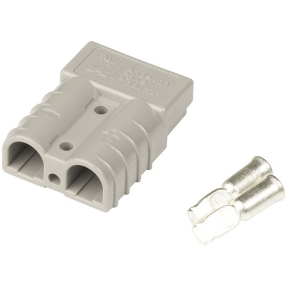 Anderson 50A Power Connector – Moulded 2-Pole with 8 AWG Contacts