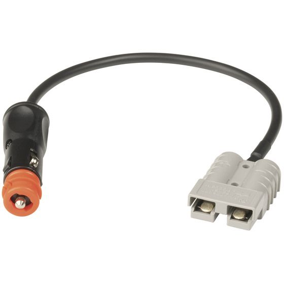 Jaycar High Current Connector Cigarette Plug Cable – 10A, 400mm, 16 Gauge, Red+Black