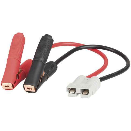 HIGH CURRENT CONNECTOR PLUG TO INSULATED BATTERY CLAMPS 50A
