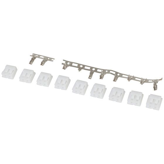 0.1IN (2.54MM) 2-PIN CRIMP CONNECTOR - 10-PACK