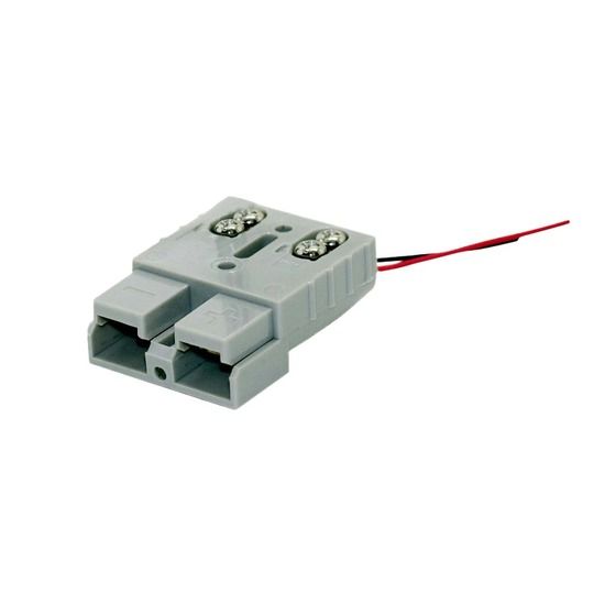 TRAILER VISION 2 POLE 50A CONNECTOR WITH SCREW TERMINALS AND LED INDICATOR
