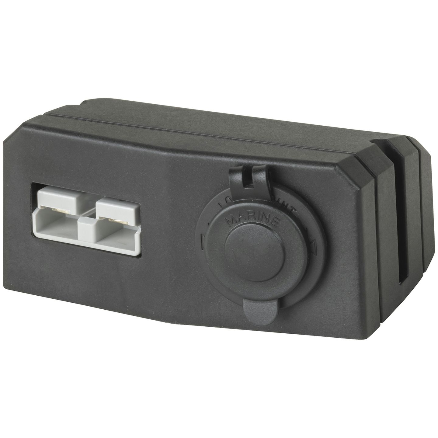 Surface Mount Bracket with 50A Battery Connector and Twin USB Sockets