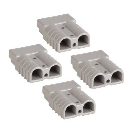 Jaycar High Current 50A Connector – Anderson SB50 Interchangeable, Pack of 4