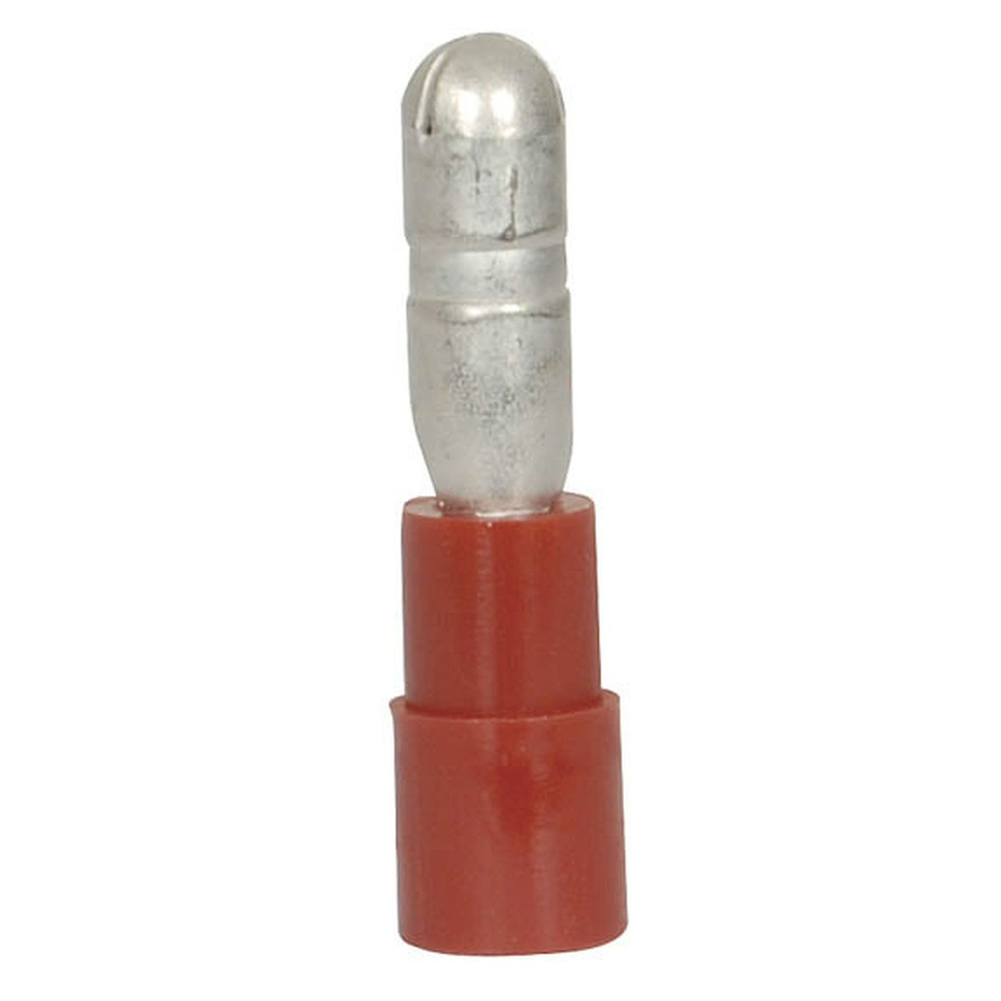 4mm Red Male Bullet Style Crimp Terminal - Pack of 8