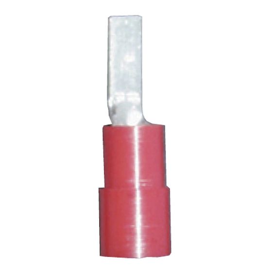 Jaycar Blade Terminals – Red – Pack of 100 (PT4517)