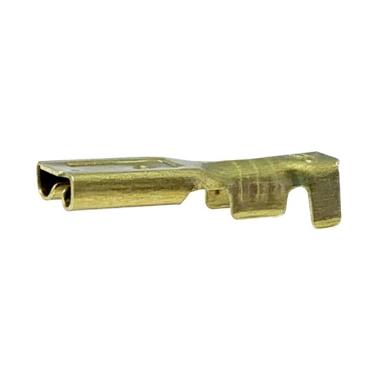 Jaycar Phone Type Crimp Lugs – Brass Spade Connectors, Pack of 100