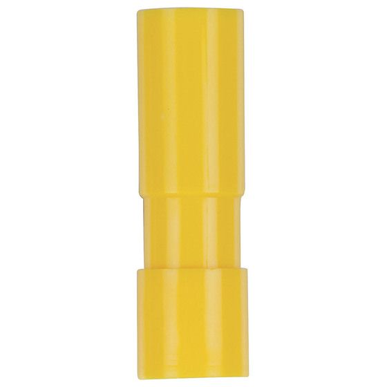 Jaycar 4mm Bullet Female Connector - Yellow - Pack of 8