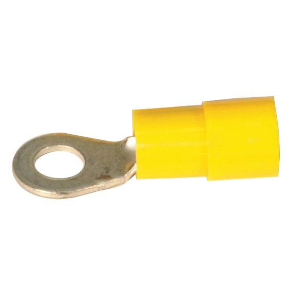 EYE TERMINAL CRIMP 5.3MM - YELLOW (PACK OF 100)