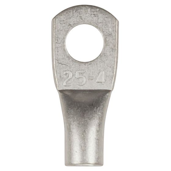 Jaycar 4mm Non-Insulated Eye Terminal | 2.5 mm² | 16–14 AWG | 20 A | Pack of 8