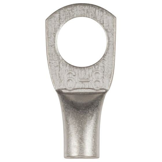Jaycar 8mm Non-Insulated Eye Terminal, 6mm² (12–10 AWG) – Pack of 8
