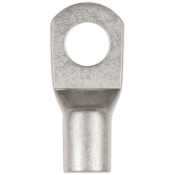 Jaycar 10mm Non-Insulated Eye Terminal – 35mm² / 2 AWG – Pack of 2
