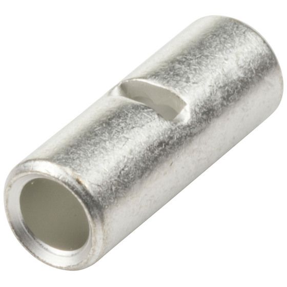 Jaycar Non-Insulated Butt Splice Terminal 12–10 AWG (Pack of 10)