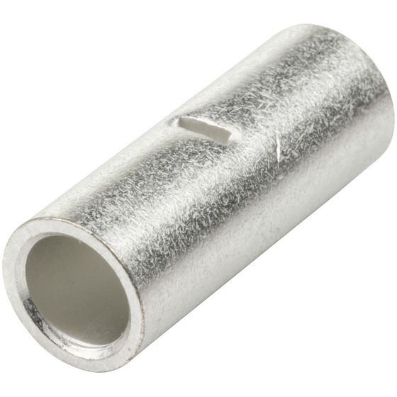 Jaycar Non-Insulated Butt Splice Terminal 4 AWG (Pack of 2)