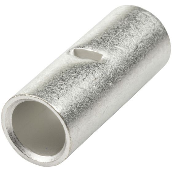 Jaycar Non-Insulated Butt Splice Terminal 2AWG – Pack of 2