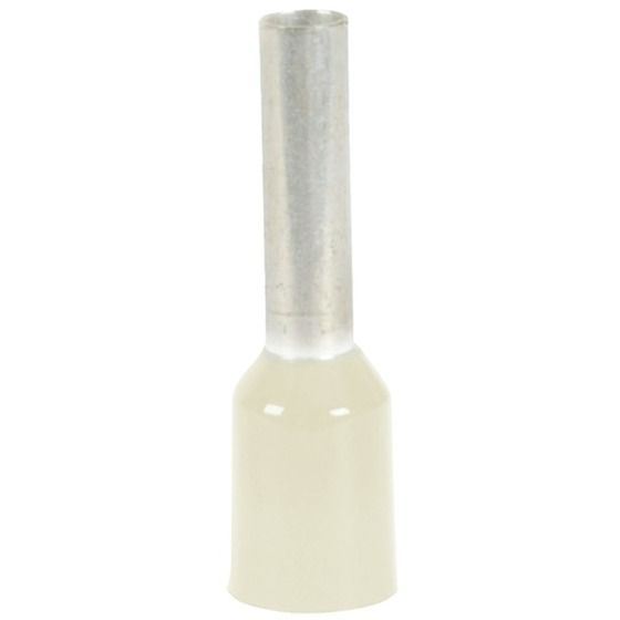 Jaycar Beige Ferrule Crimp Terminal 2 AWG – Pack of 5 (Bootlace Lug)
