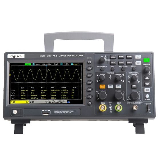 DIGITECH 100MHZ DIGITAL OSCILLOSCOPE WITH 8M MEMORY DEPTH