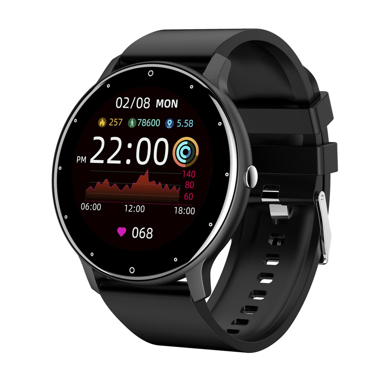 Nextech Waterproof Smart Watch with 1.28 Inch Touchscreen