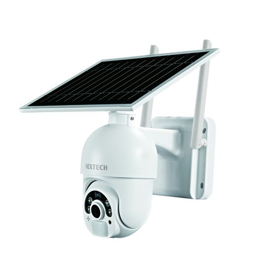 NEXTECH 1080P BATTERY POWERED PTZ SMART WI-FI CAMERA WITH SOLAR PANEL