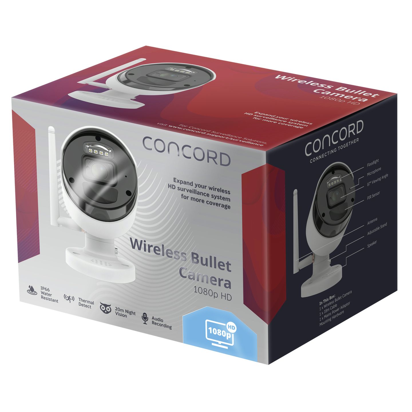 Concord 1080p NVR  Wireless Camera for Concord System QV5504