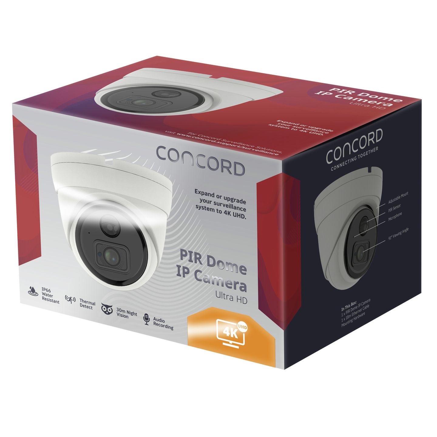 Concord 4K NVR Dome PIR Camera