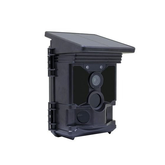 4K OUTDOOR TRAIL CAMERA WITH INTEGRATED SOLAR PANEL