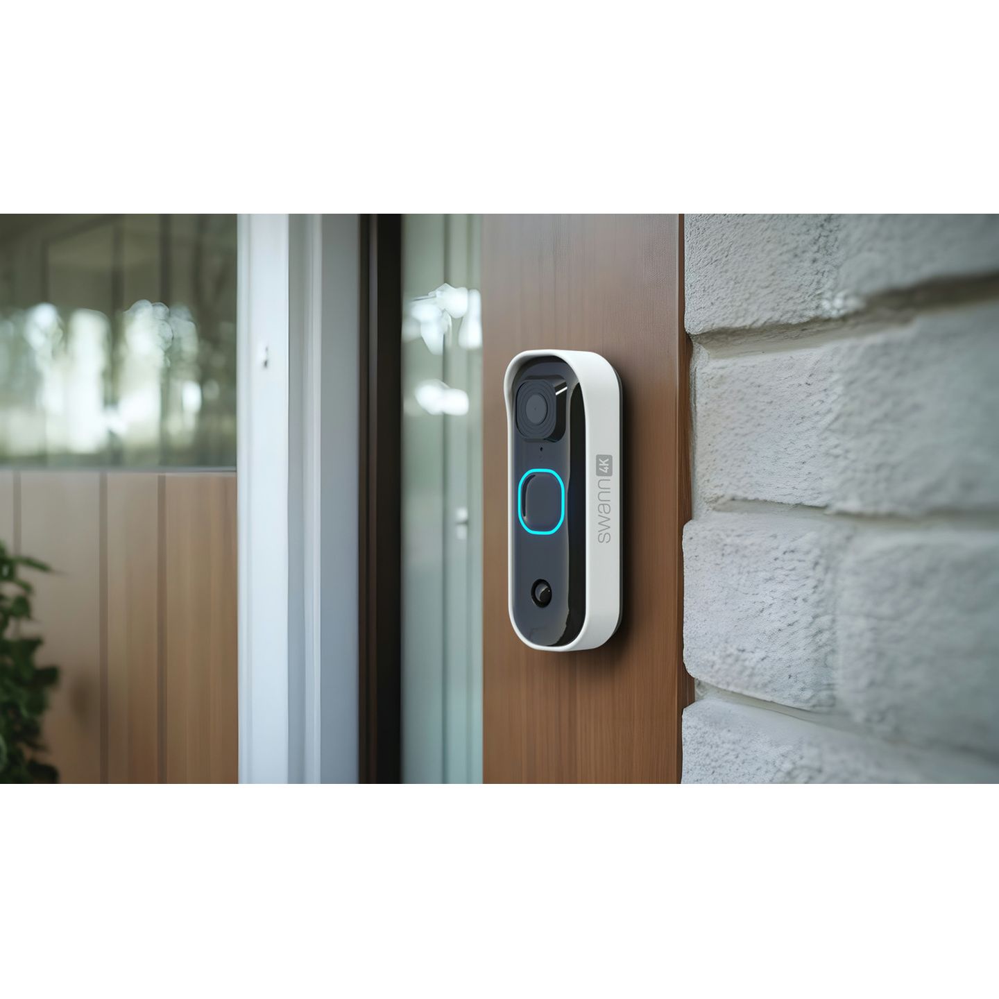 Swann 4K Video Doorbell and Chime Kit with 32GB Card 