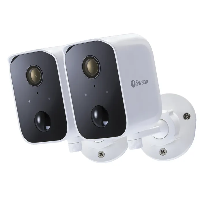Swann 1080p Battery powered WiFi TVI PIR 2 Pack Cameras SWIFI