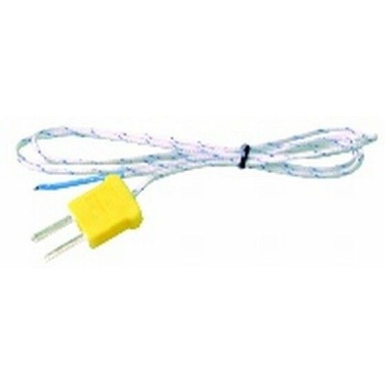 K-Type Wire Thermocouple – 1m Cable, Suits Digital Multimeters (-50°C to 250°C+)