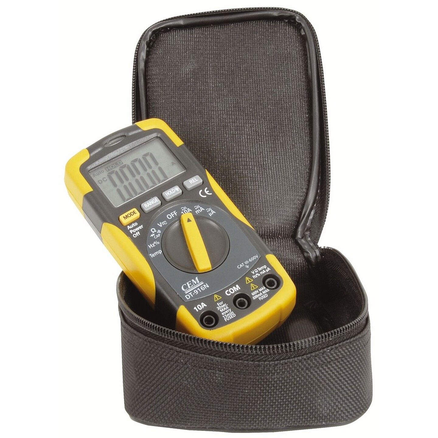 Cat III Multimeter with Temperature