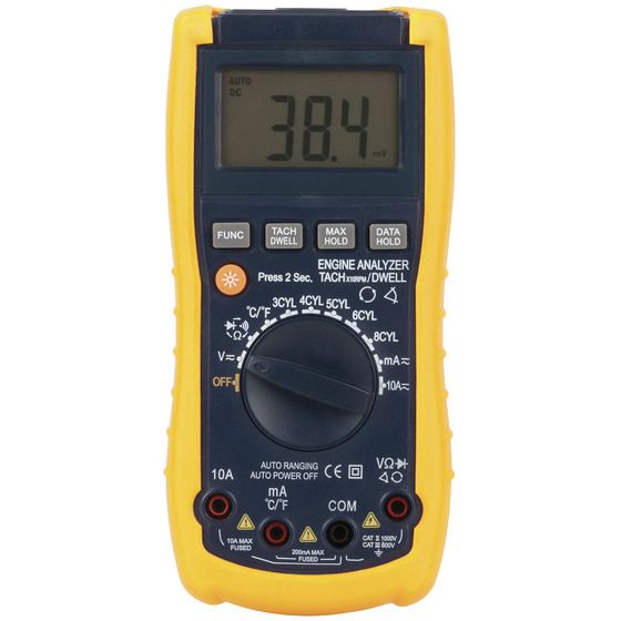 AUTOMOTIVE DMM WITH DWELL AND TACHO