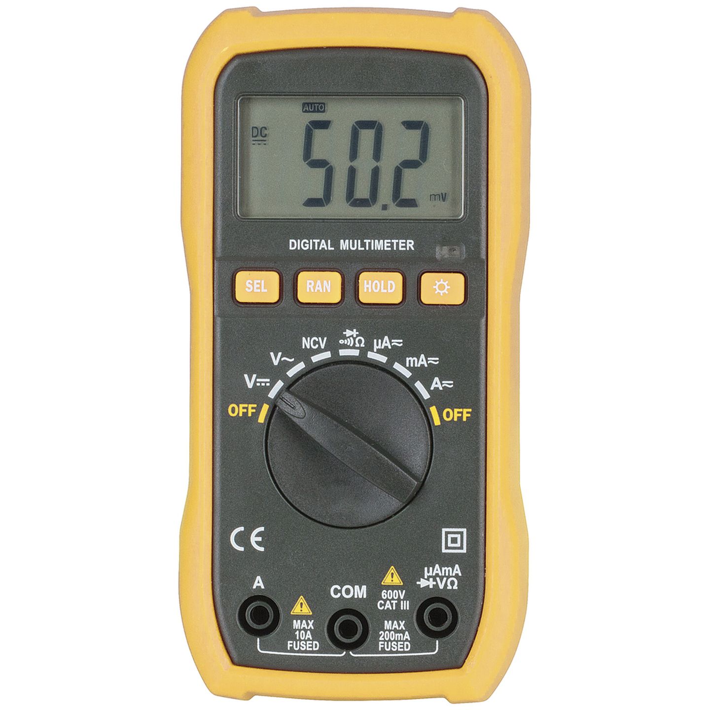 Economy Autorange Multimeter with Non-Contact Voltage Sensor