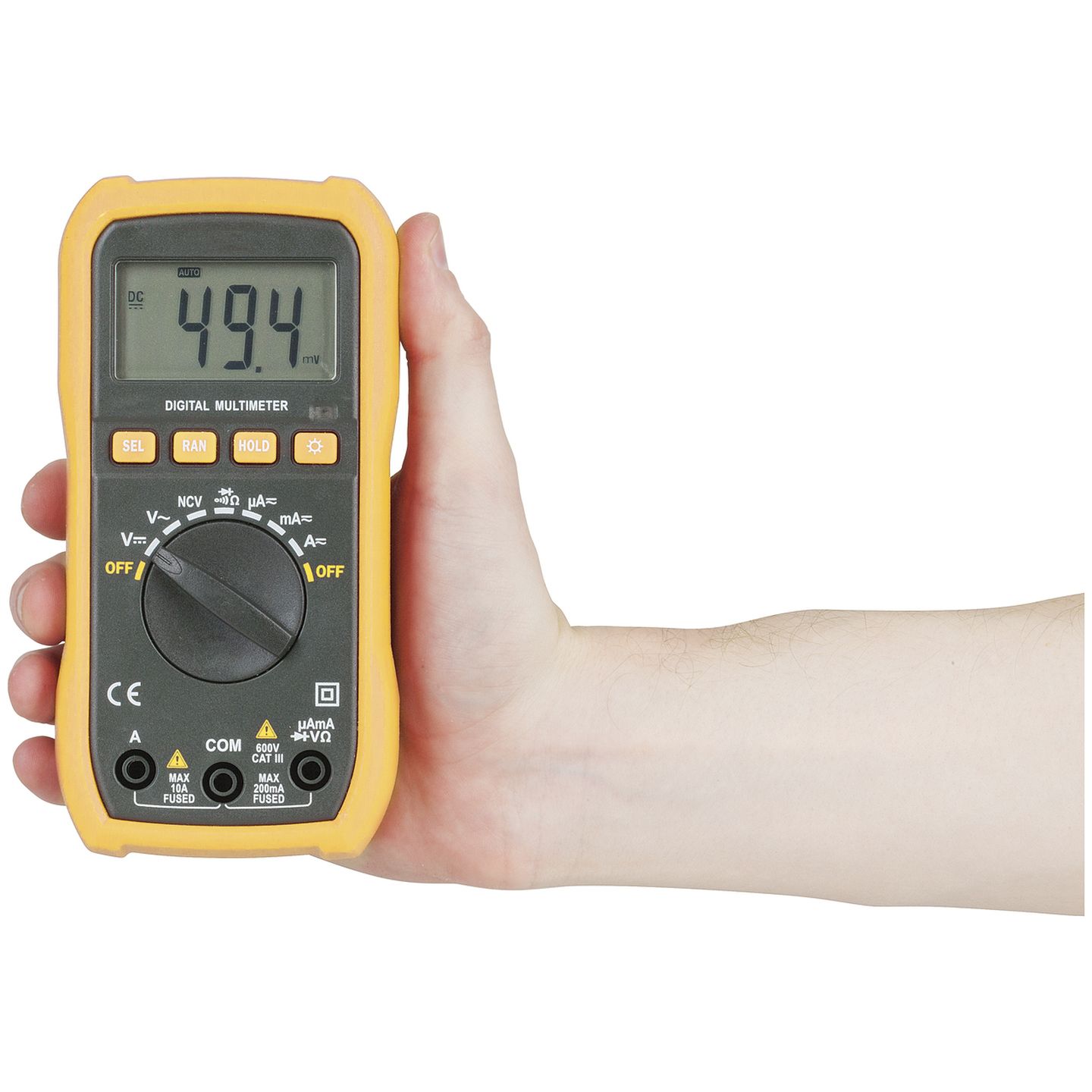 Economy Autorange Multimeter with Non-Contact Voltage Sensor