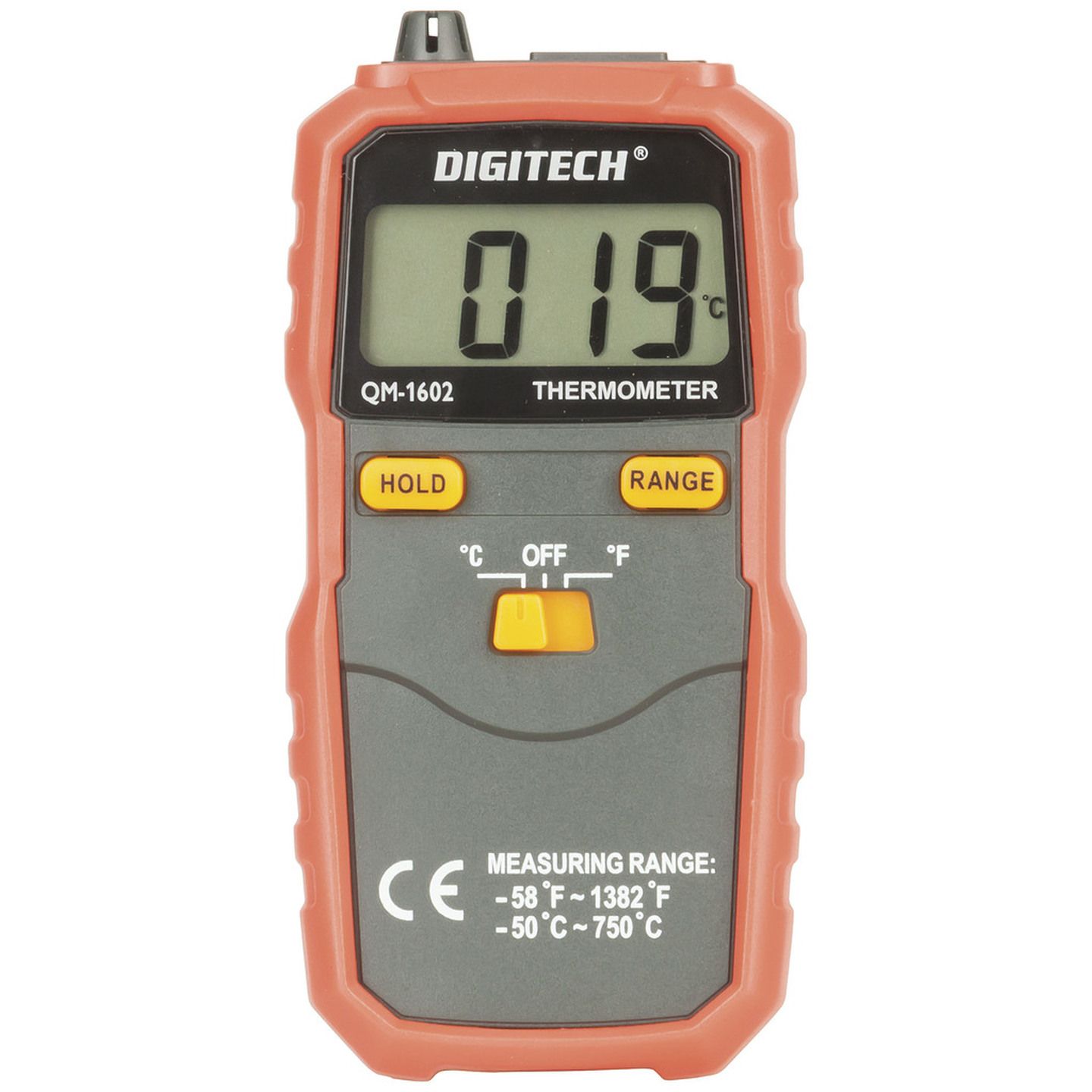 Digital Thermometer with K-Type Thermocouple