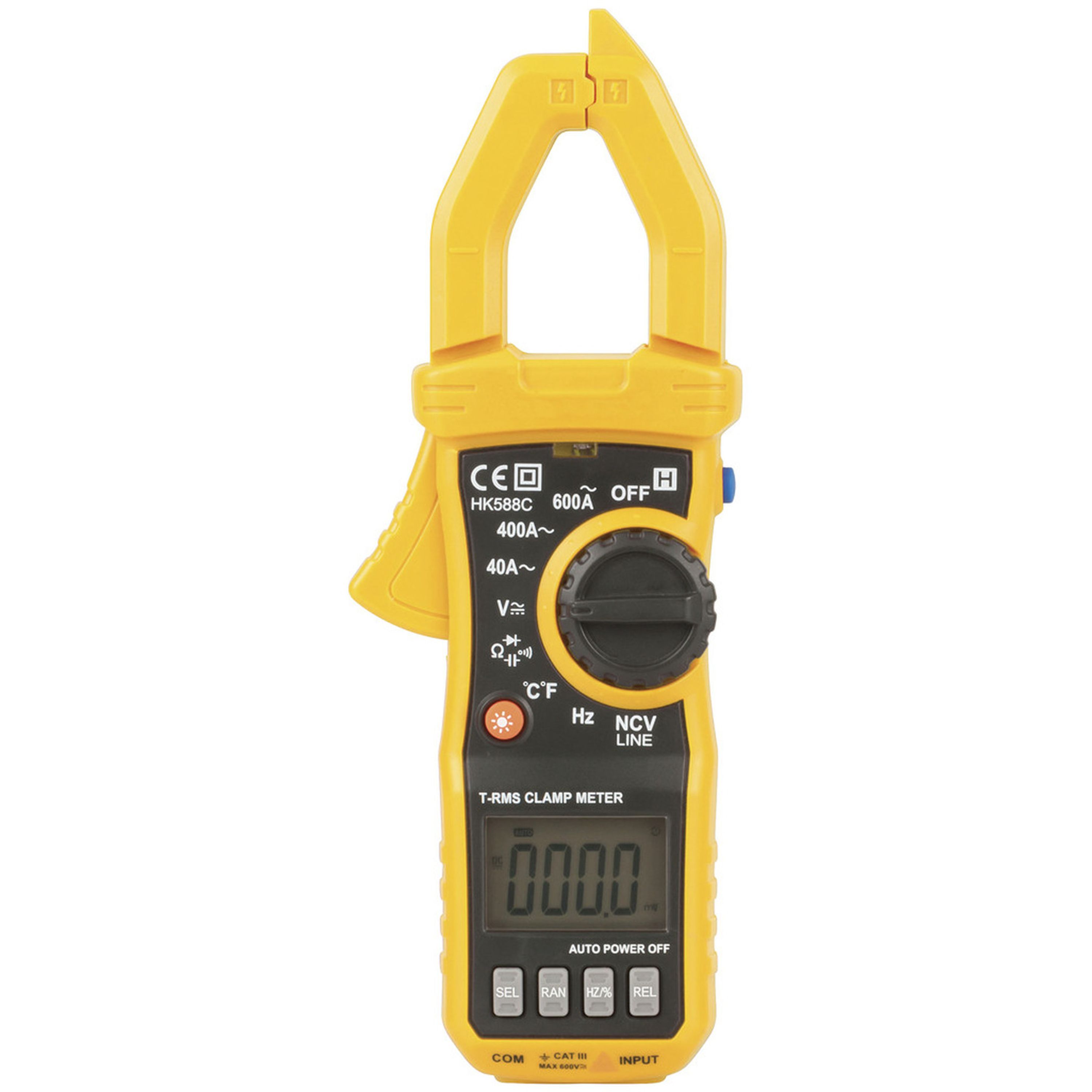 600A True RMS AC Clamp Meter