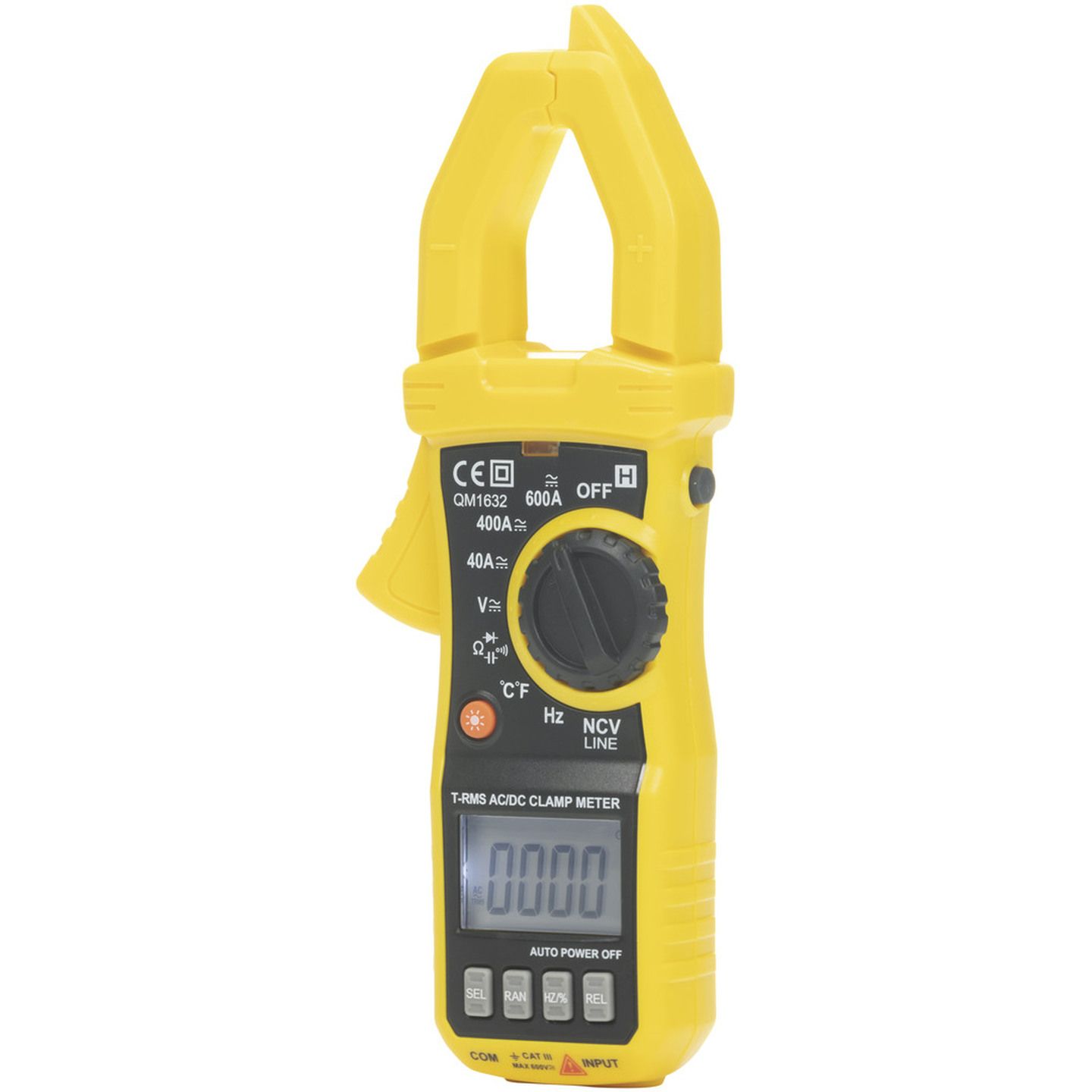 600A True RMS AC/DC Clamp Meter