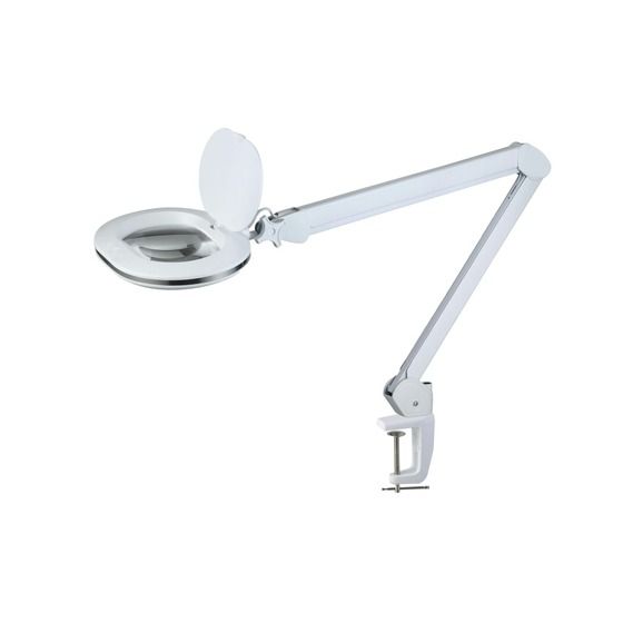 Jaycar LED Illuminated Clamp-Mount Magnifier – 3 Dioptre, 60 LEDs, 6 x 4.5 in Square Head