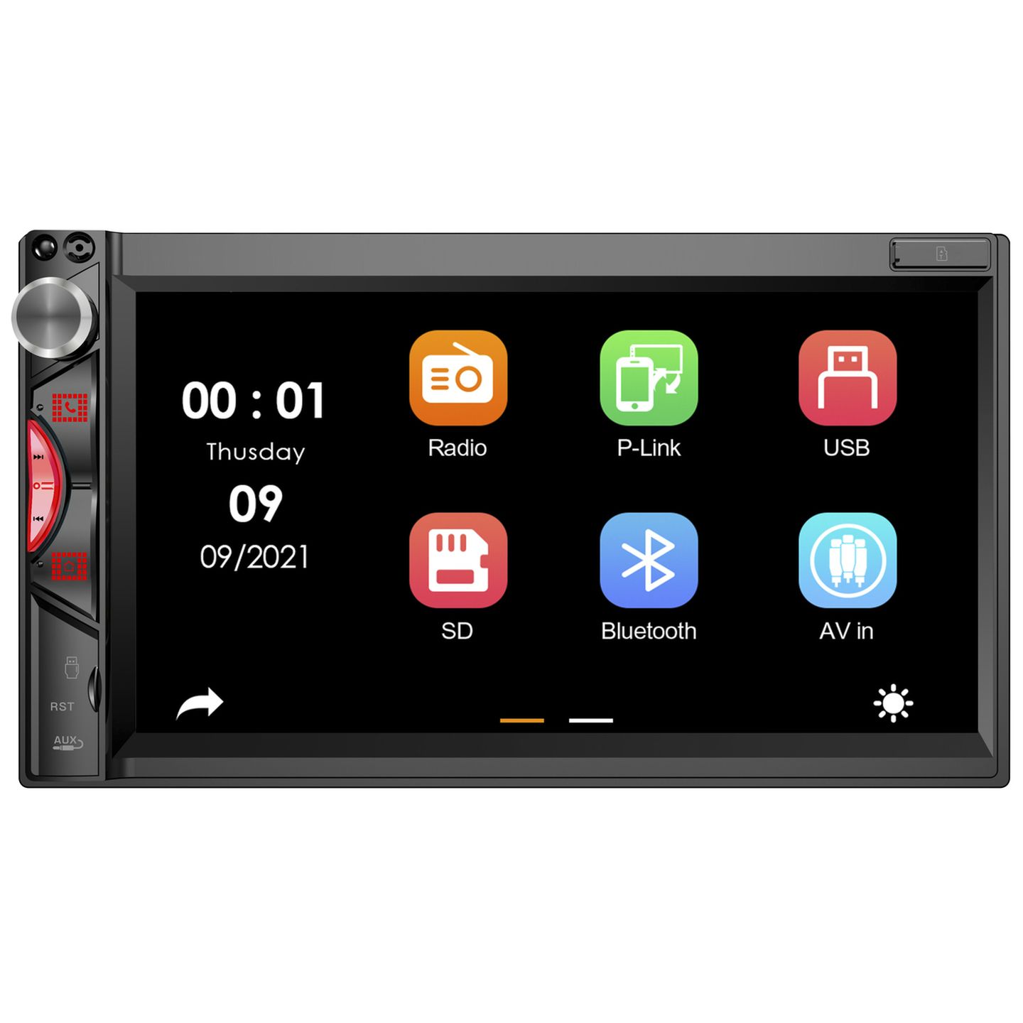 7in Bluetooth Media Player Head Unit