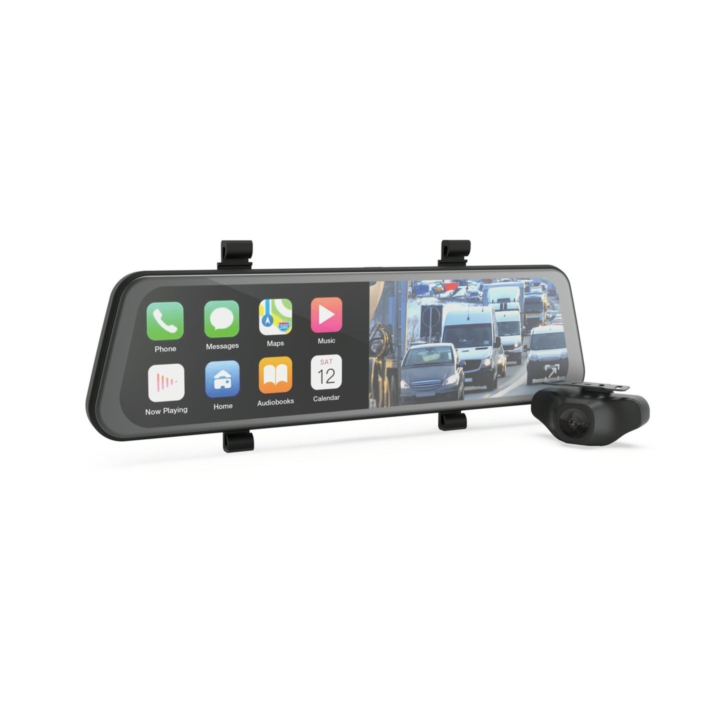 ParkMate ClearView 972 Touch Screen Mirror Monitor with Dual-Channel DVR and Wireless Smart Display