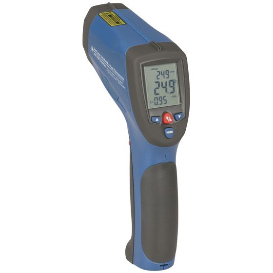 Jaycar Pro High-Temp Non-Contact Thermometer with K-Type Probe & USB QM7430