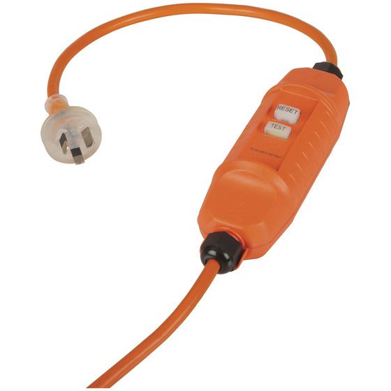 Jaycar IP66 Inline RCD Circuit Breaker 1.8m Lead QP2006