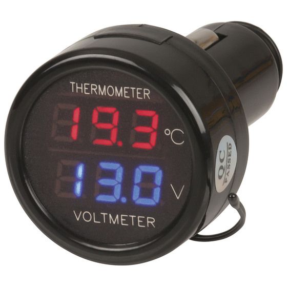Jaycar In-Car Battery Monitor & Temperature Display