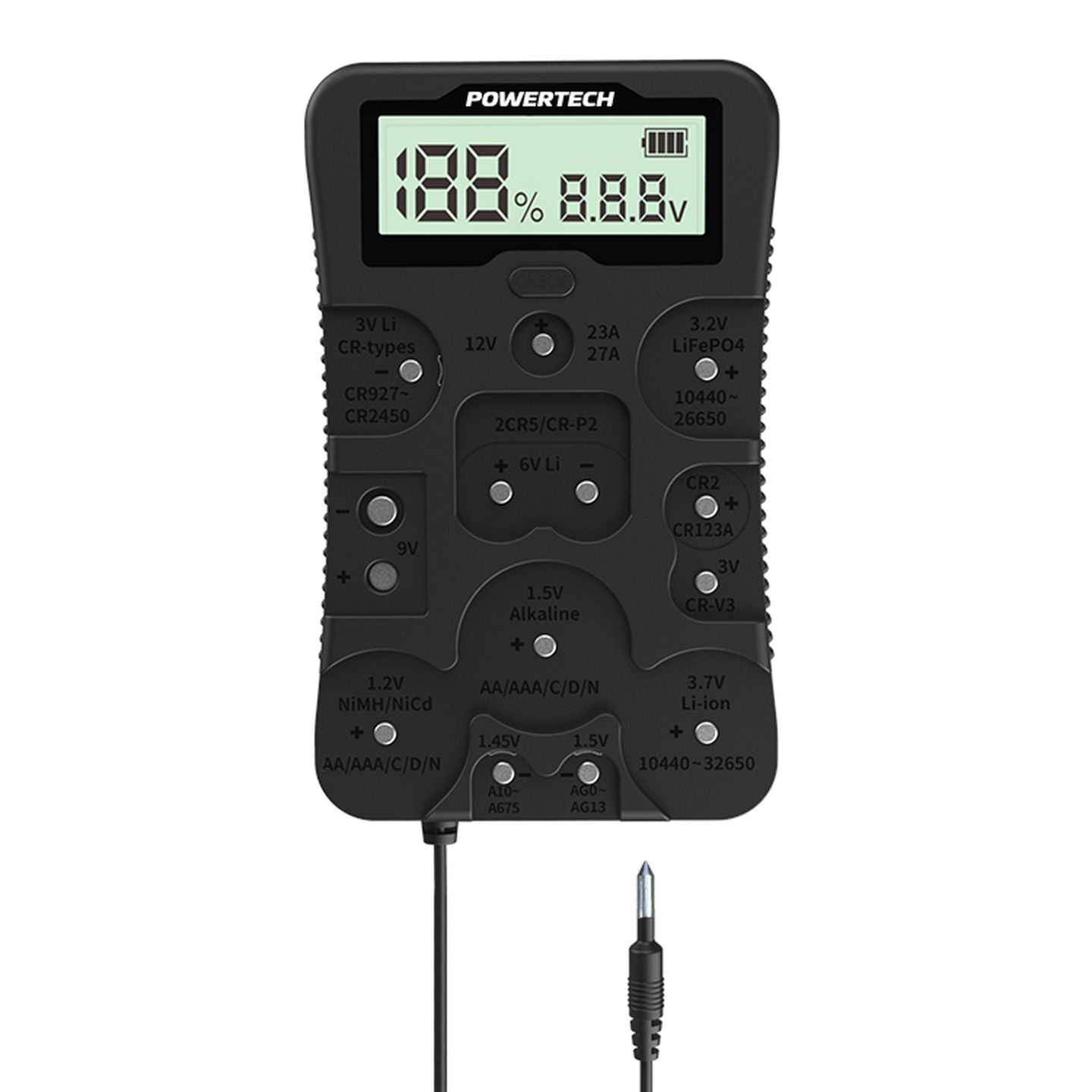 All in One Battery Tester with Probe