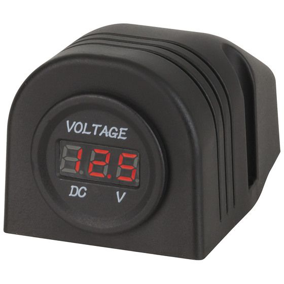 PANEL/SURFACE MOUNT LED VOLTMETER 5-30VDC