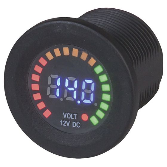 Jaycar LED Voltmeter 5-15VDC with Bar Graph – Blue Display – QP5589