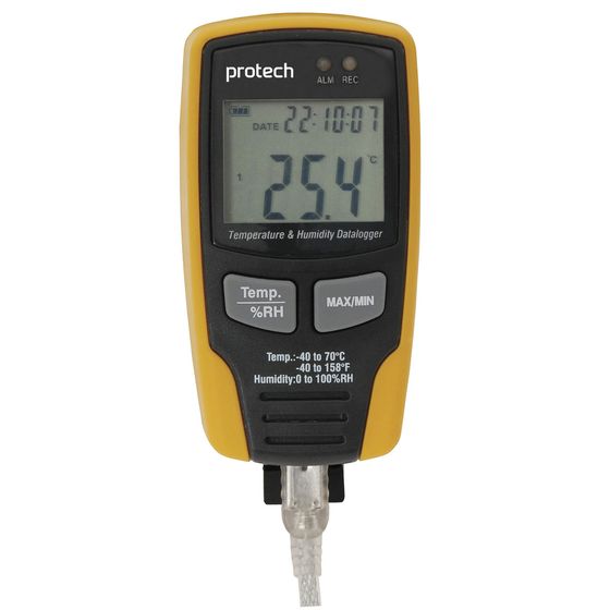 USB TEMPERATURE/HUMIDITY DATALOGGER WITH LCD