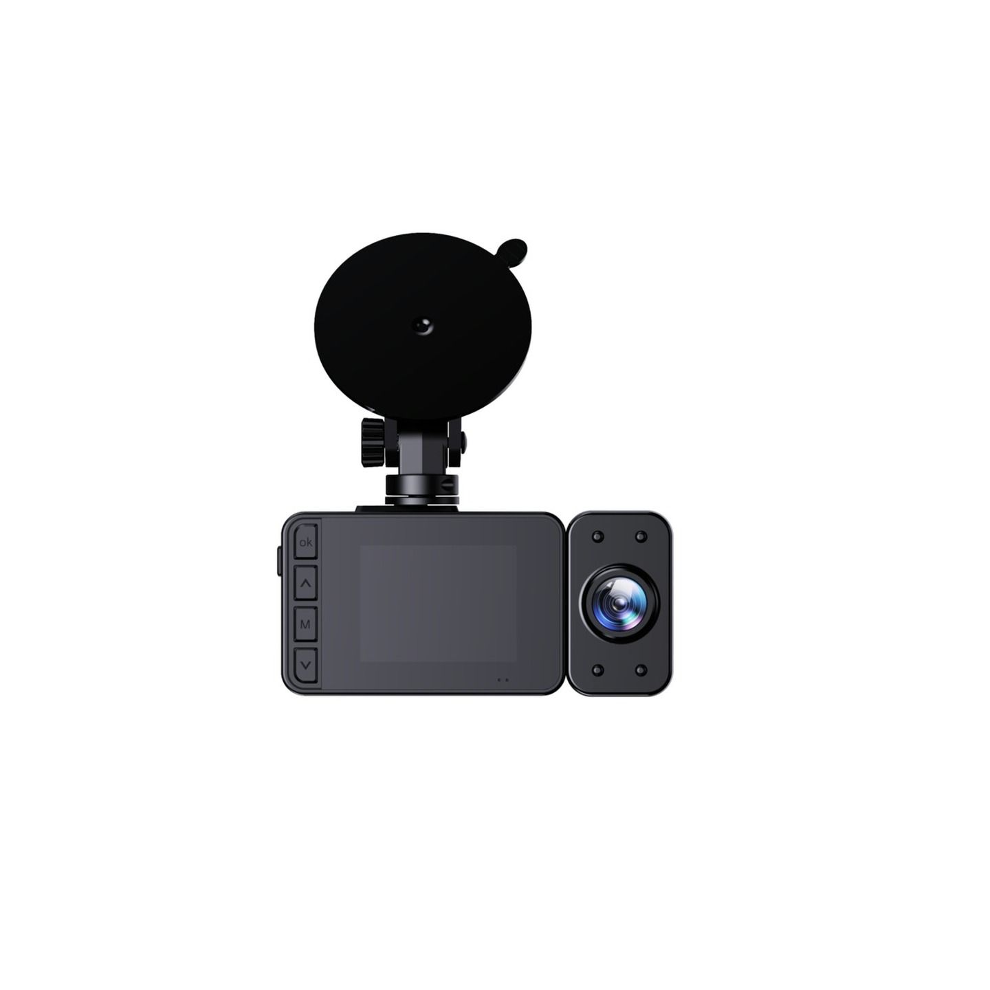 1080p 3 Channel Dash Camera with 720p Interior and Rear Camera